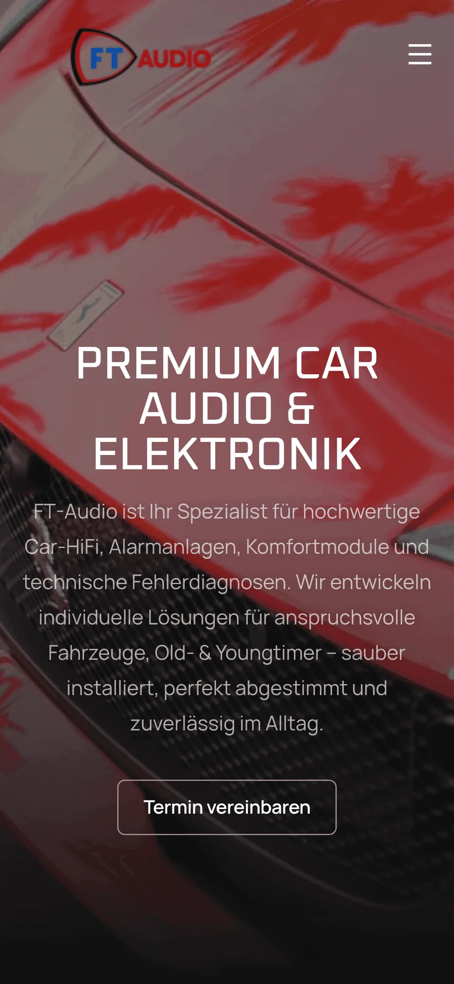 FT Audio Studio-Sektion