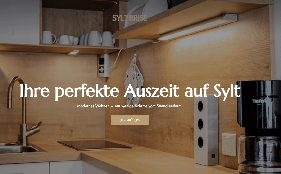 Syltbrise Buchungs-Strecke